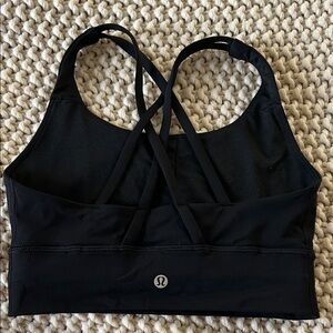 Lululemon athletica Cross-Back Black Sports Bra